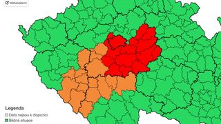 Střední Čechy zasáhla extrémně silná bouřka