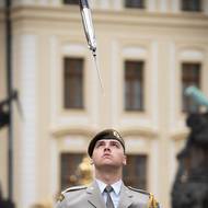 I když většina zbraní byla pouze ceremoniální, tak stále jejich součástí byl bodec, o který by se členové stráže mohli při neopatrné manipulaci zranit.