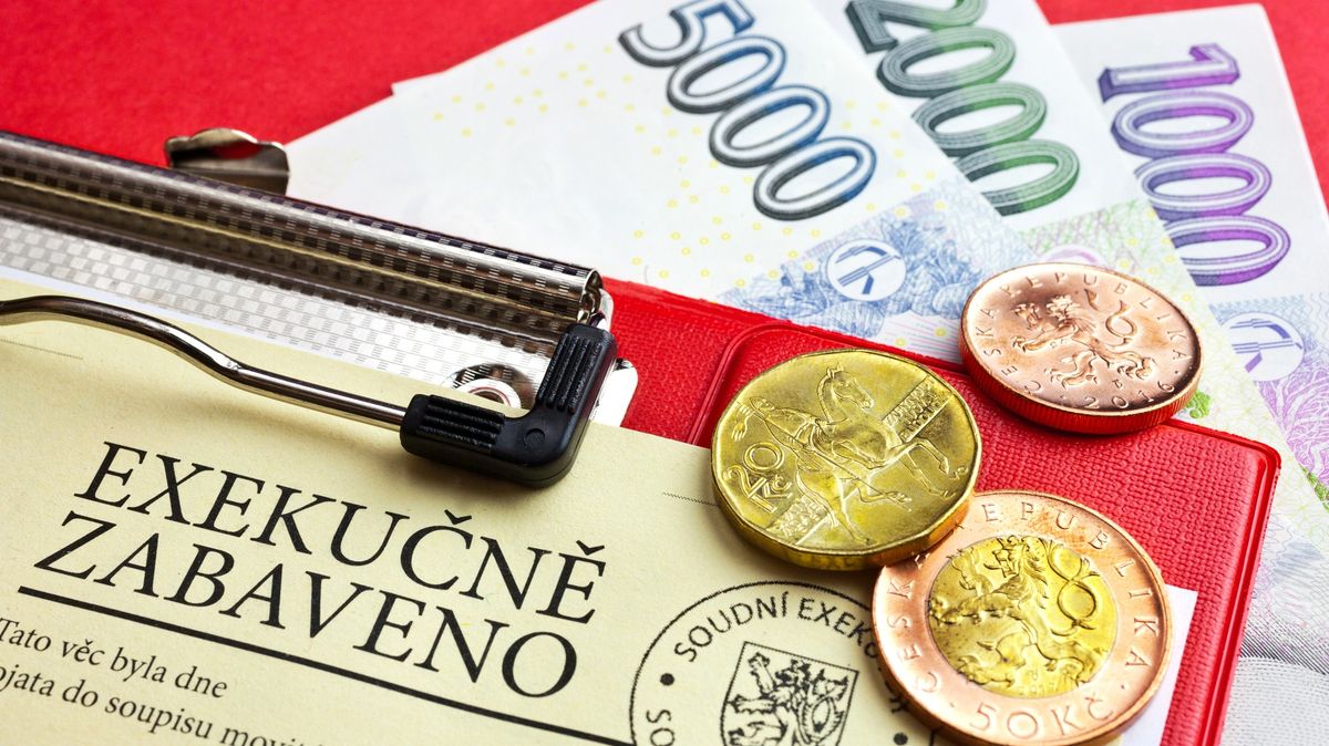 Exekuci v Česku čelí 606 tisíc lidí
