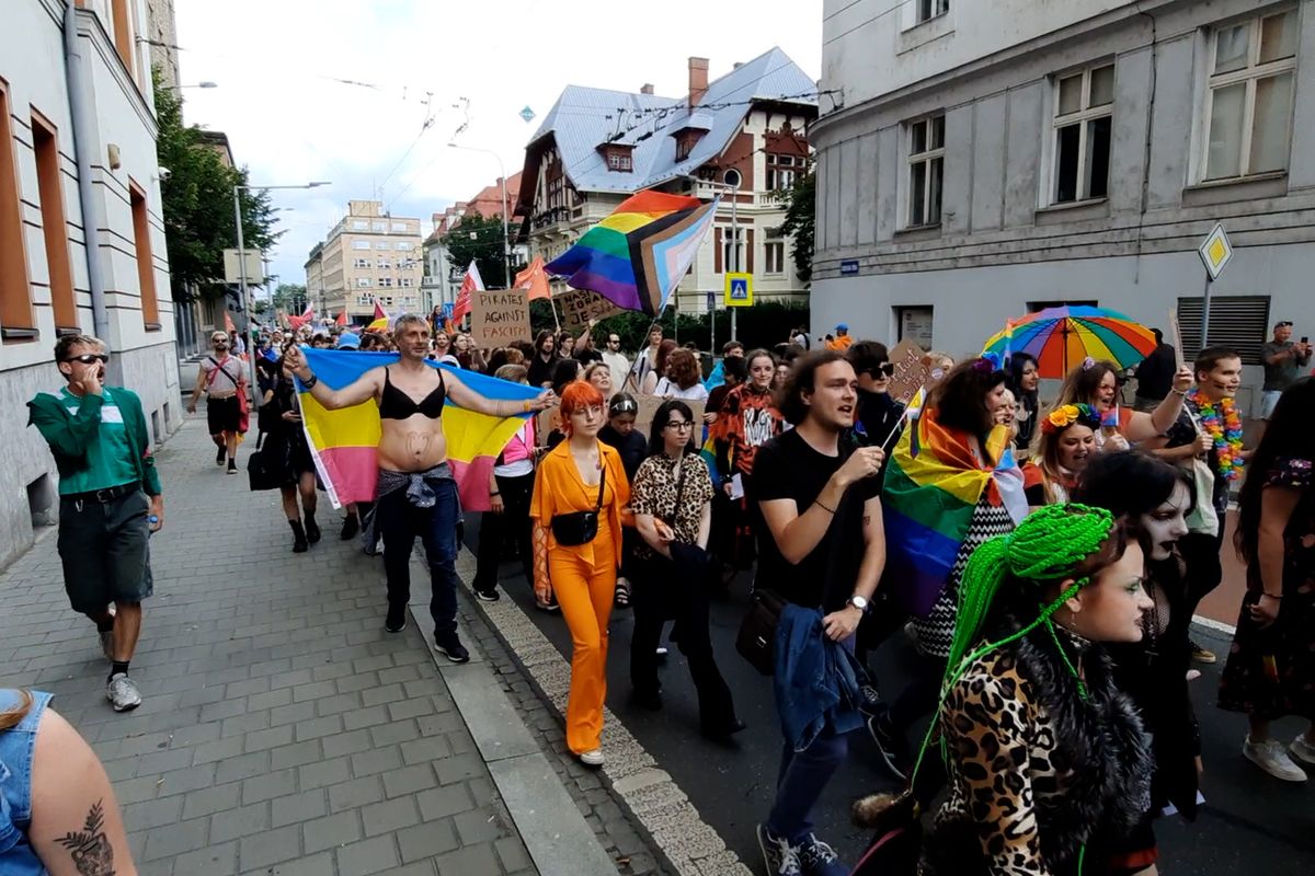 Stejná láska, stejná práva, žádali účastníci ostravského pochodu hrdosti 
