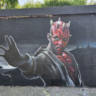 Street art v pražském Braníku od Davida Reichelta