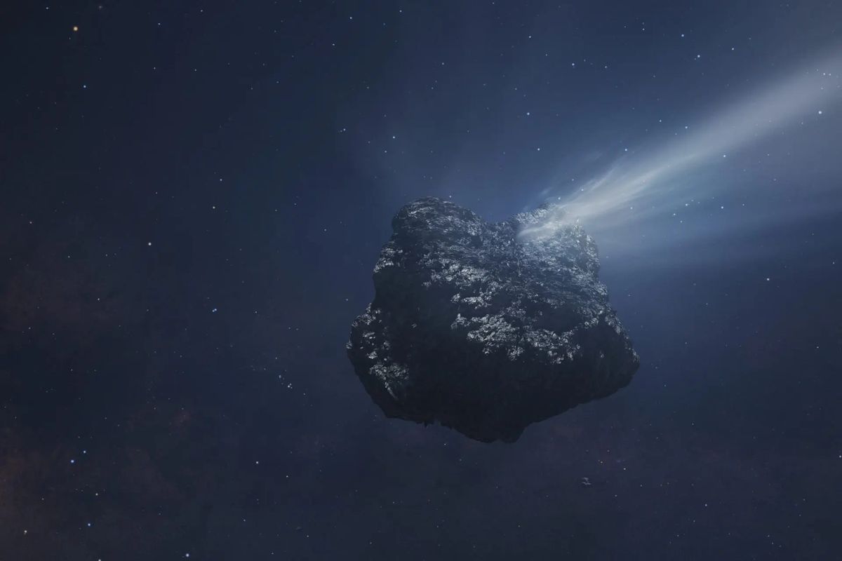 Astronomové pozorovali výtrysky plynu na kometě blížící se k Zemi, v průměru má 140 kilometrů