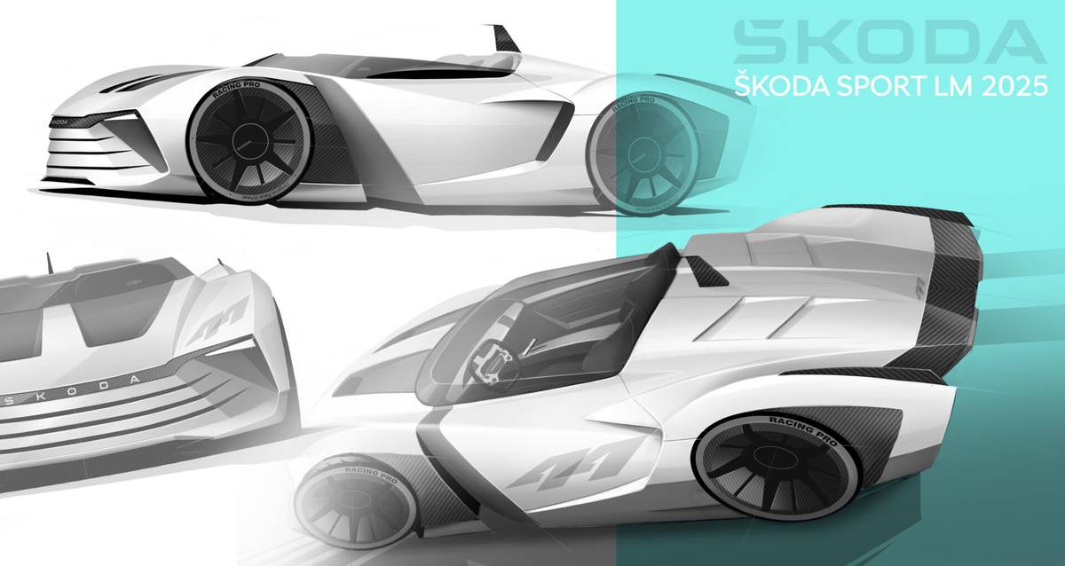Koncept Škoda Sport LM 2025 vznikl jako vize moderního nástupce jediné škodovky na Le Mans.