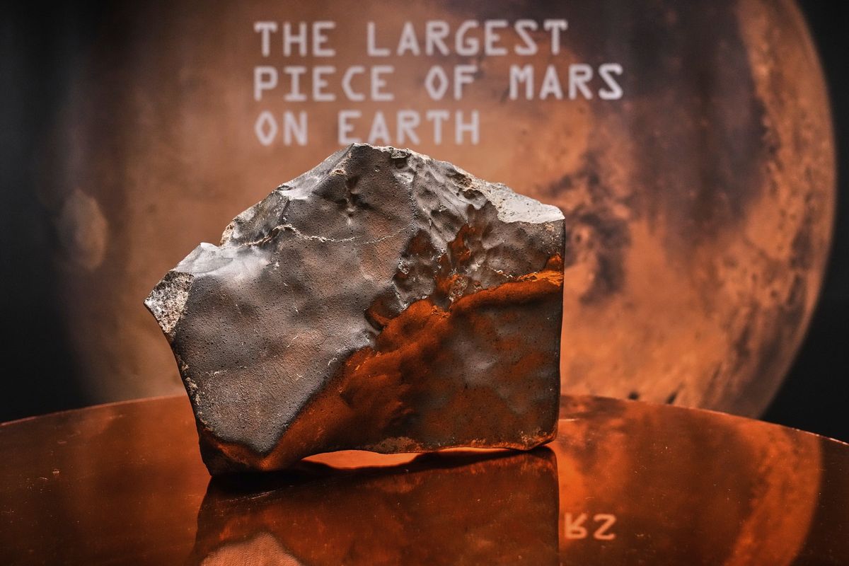 Největší meteorit z Marsu se prodal za 113 milionů