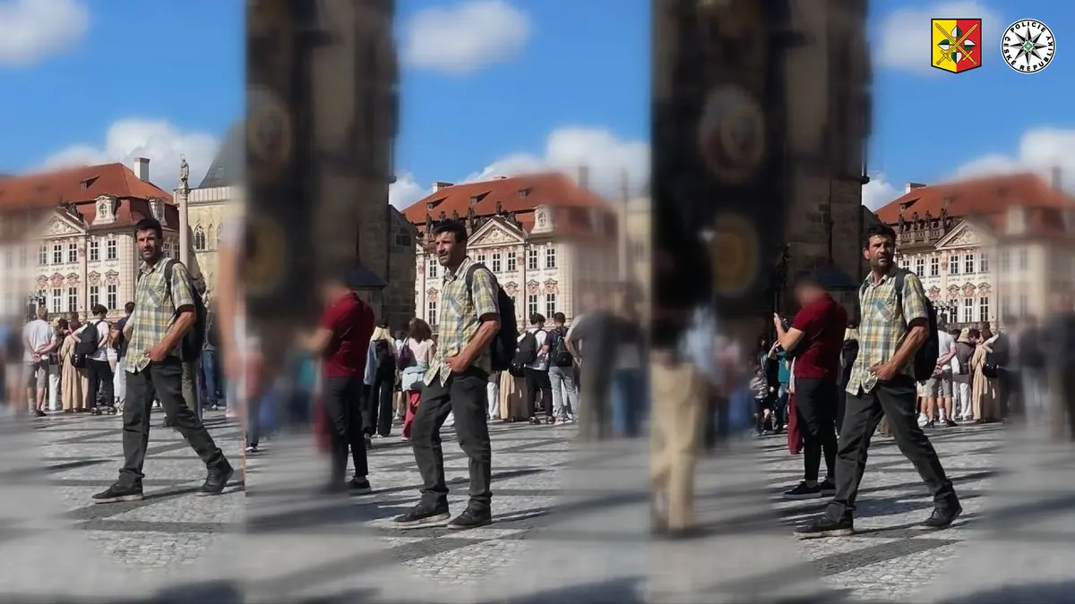 Podezřelí muži na záznamech z centra Prahy