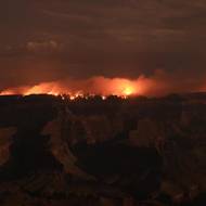 Podle agentury AP požár vznikl po zásahu bleskem 4. července. Správa národních parků nechala požár přirozeně hořet s tím, že jej monitoruje. Oheň se nicméně rozšířil a hasiči tak byli nuceni oblast evakuovat.