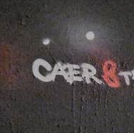 Podpis Caer8th na zdi v Braníku