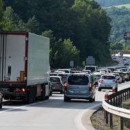 Na snímku úsek nedaleko Chocerad na 29. kilometru