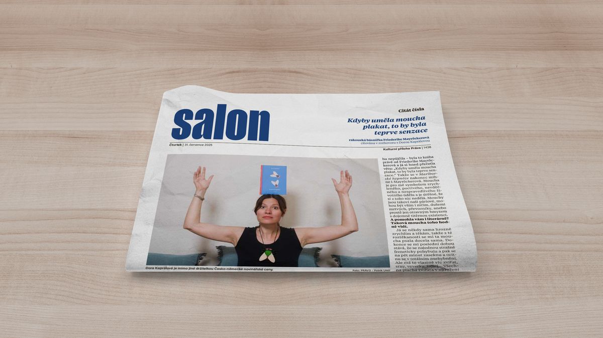 Vychází nový Salon: S Dorou Kaprálovou o Mariborské hypnóze, československá stopa Donalda Trumpa i výstava Eriky Bornové