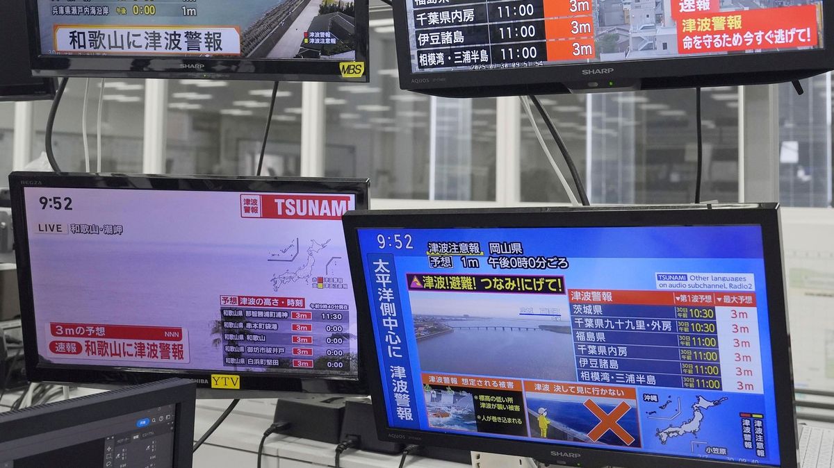 Japonský ostrov Hokkaido zasáhlo tsunami, na Havaji se evakuují