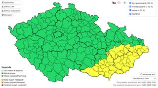 Moravu zasáhnou silné bouřky, varují meteorologové