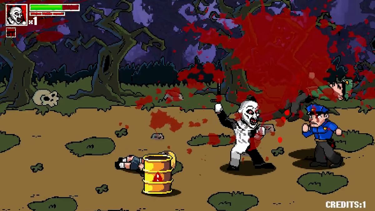 Vraždící klaun hrdinou nové videohry. Vyzkoušejte si demo Terrifier the ARTcade Game