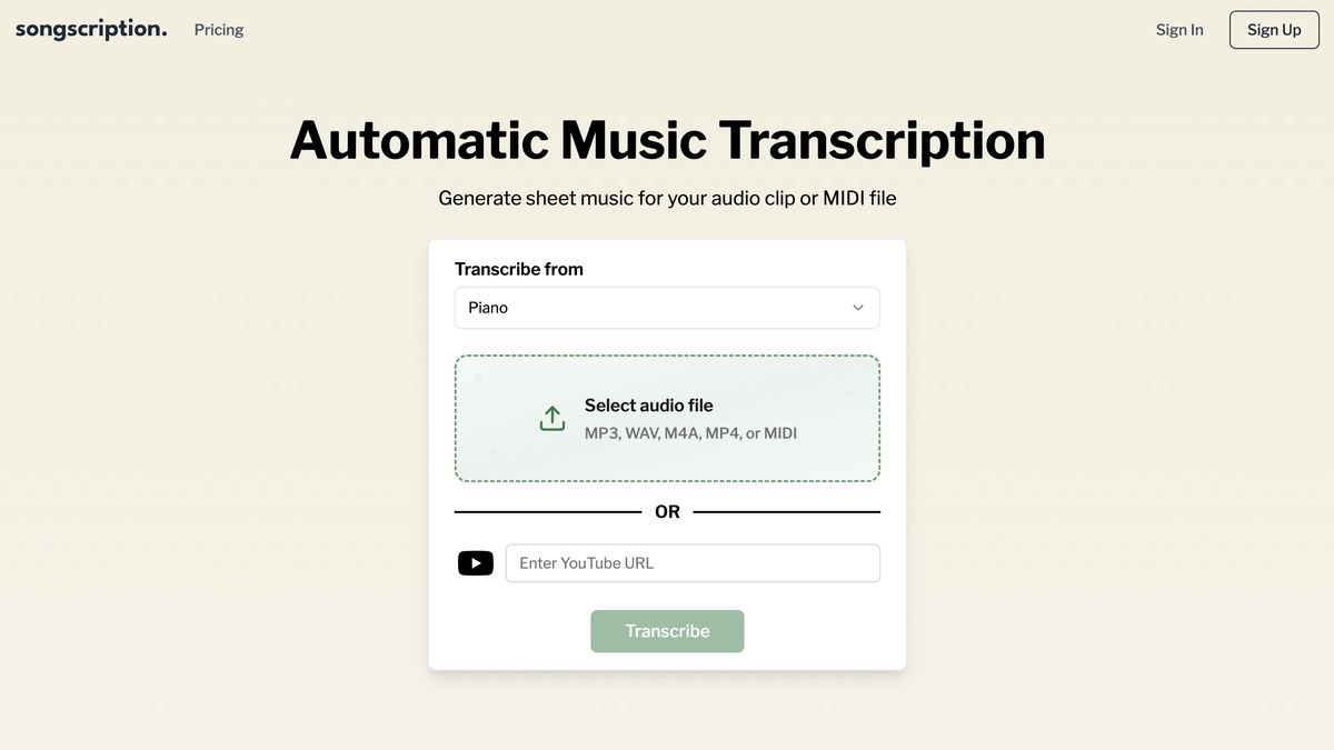 Automatizovaný přepis hudby. Songscription uvádí na trh nový software s AI