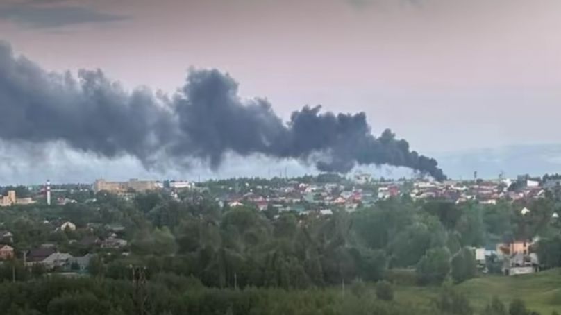 Ukrajinci útočili v sobotu drony na Rusko