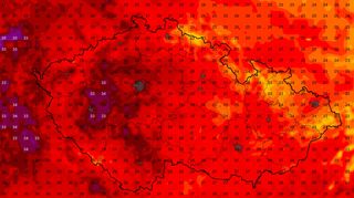 Meteorologové prodloužili varování před vysokými teplotami i požáry