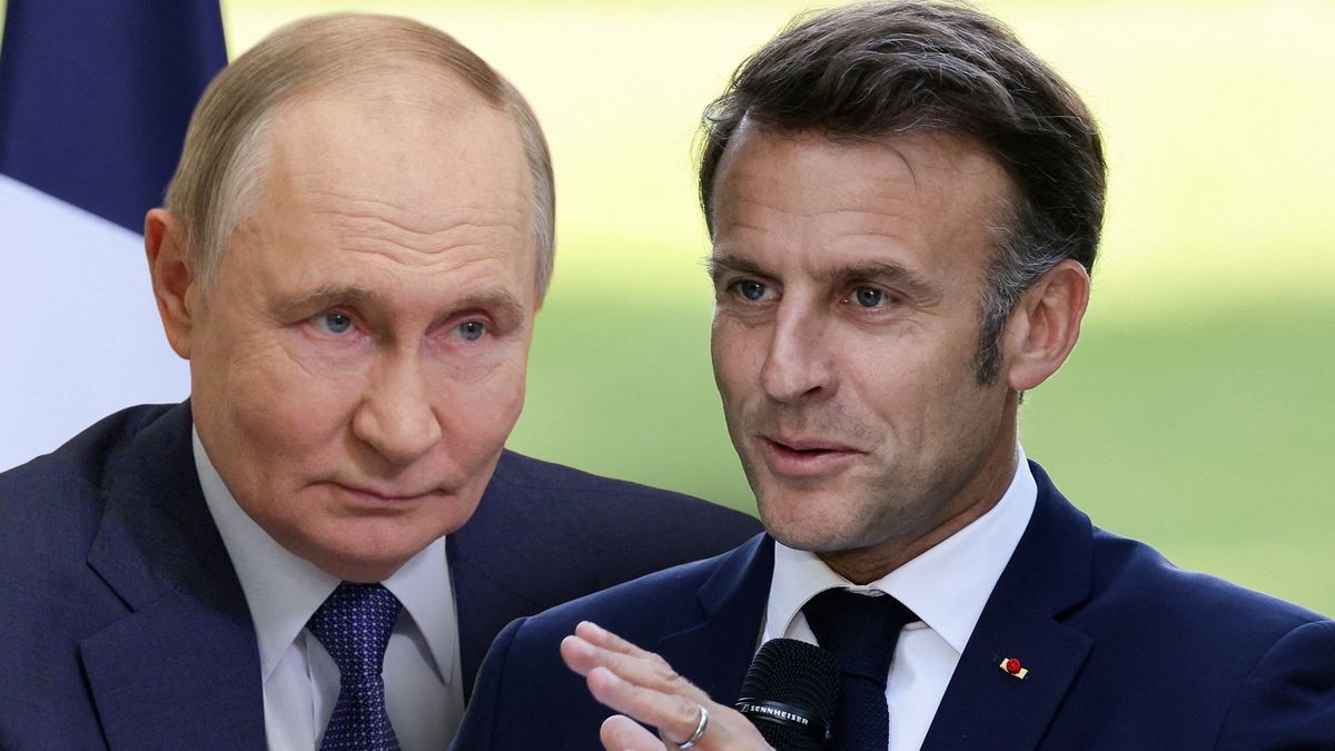 Putin si dvě hodiny telefonoval s Macronem