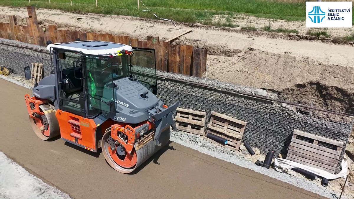 Silnice z Brna do Uherského Hradiště bude po prázdninách plně v provozu