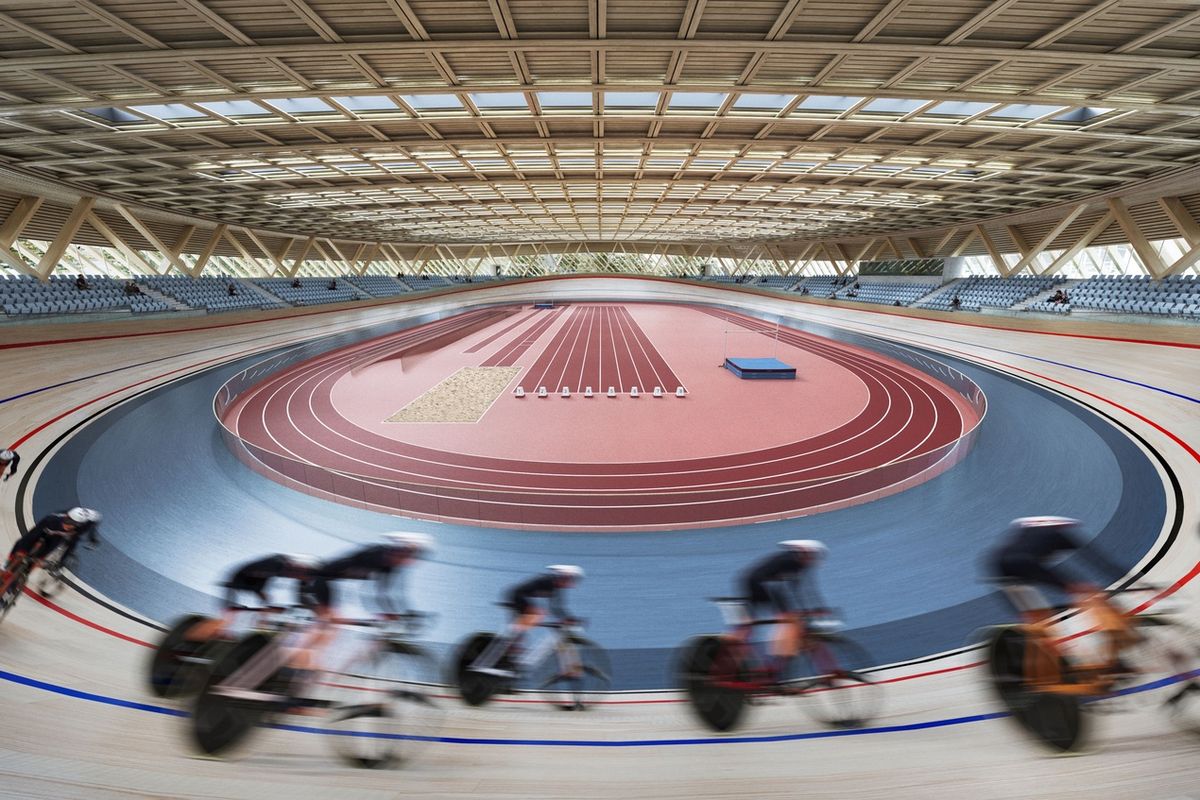 Plánovaná hala pro cyklisty a atlety v Brně se stane Národním sportovním centrem
