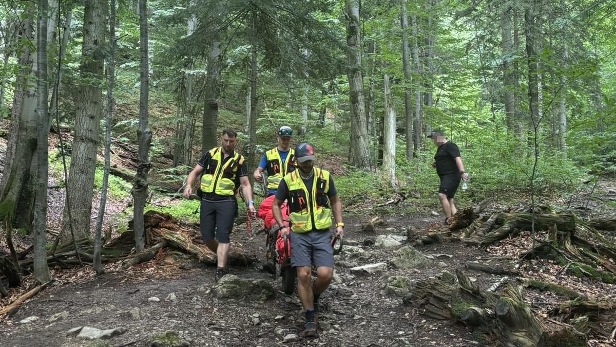 V Malé Fatře zachraňovali české turisty