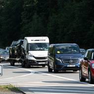 Na snímku úsek nedaleko Chocerad na 29. kilometru