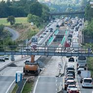 Na snímku úsek u Lensedlů nedaleko Mirošovic. Na místě začíná zúžení.