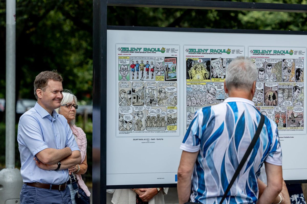 Devadesátky byly svobodnější, říká kreslíř Štěpán Mareš