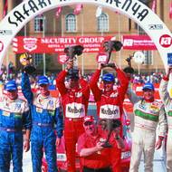 Škodovácká posádka na stupních vítězů