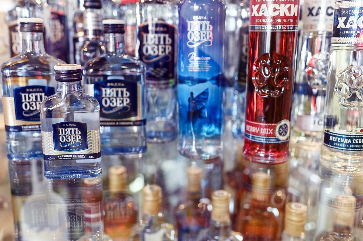 Produkce vodky v Rusku prudce klesá