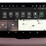 Na horní liště lze vybrat zkratky.