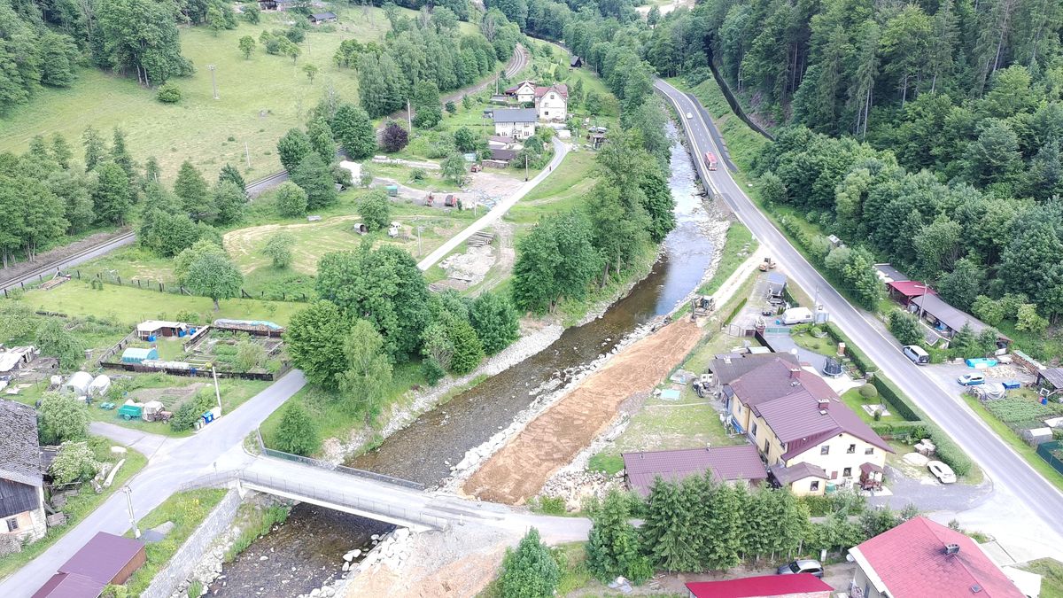 Zabezpečovací práce na řekách a potocích jsou po povodních dokončeny, přišly na 150 milionů