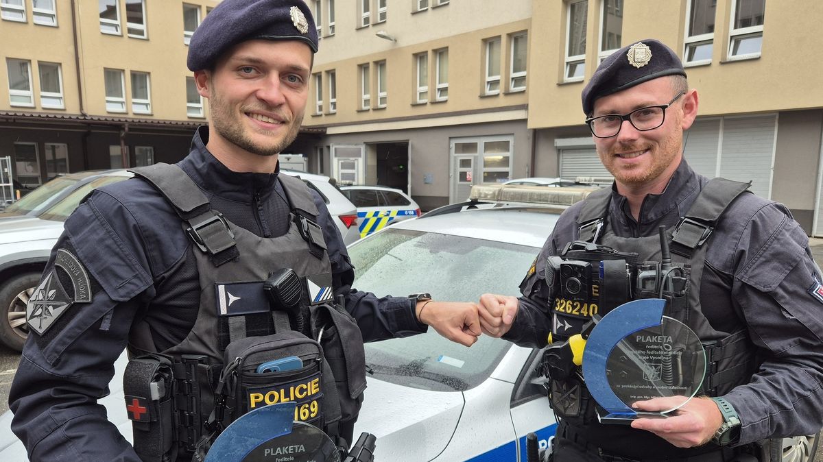 Osmdesátník se na Vysočině bodal nožem do břicha, policisté ho museli zpacifikovat