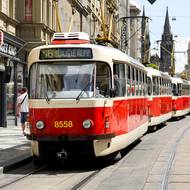 Nepojízdné tramvaje na I. P. Pavlova