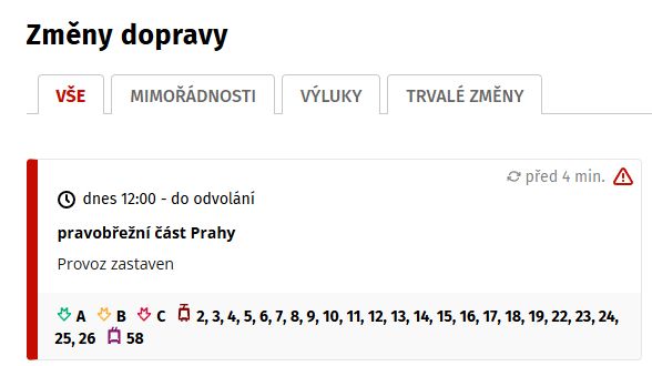 Praha se pomalu vzpamatovává z kolapsu MHD