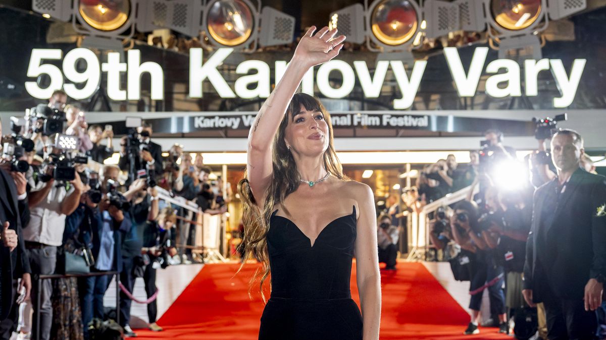 FOTO: Dakota Johnsonová zazářila a převzala Cenu prezidenta
