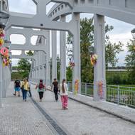 Obloukový most v Karviné je kulturní památkou.