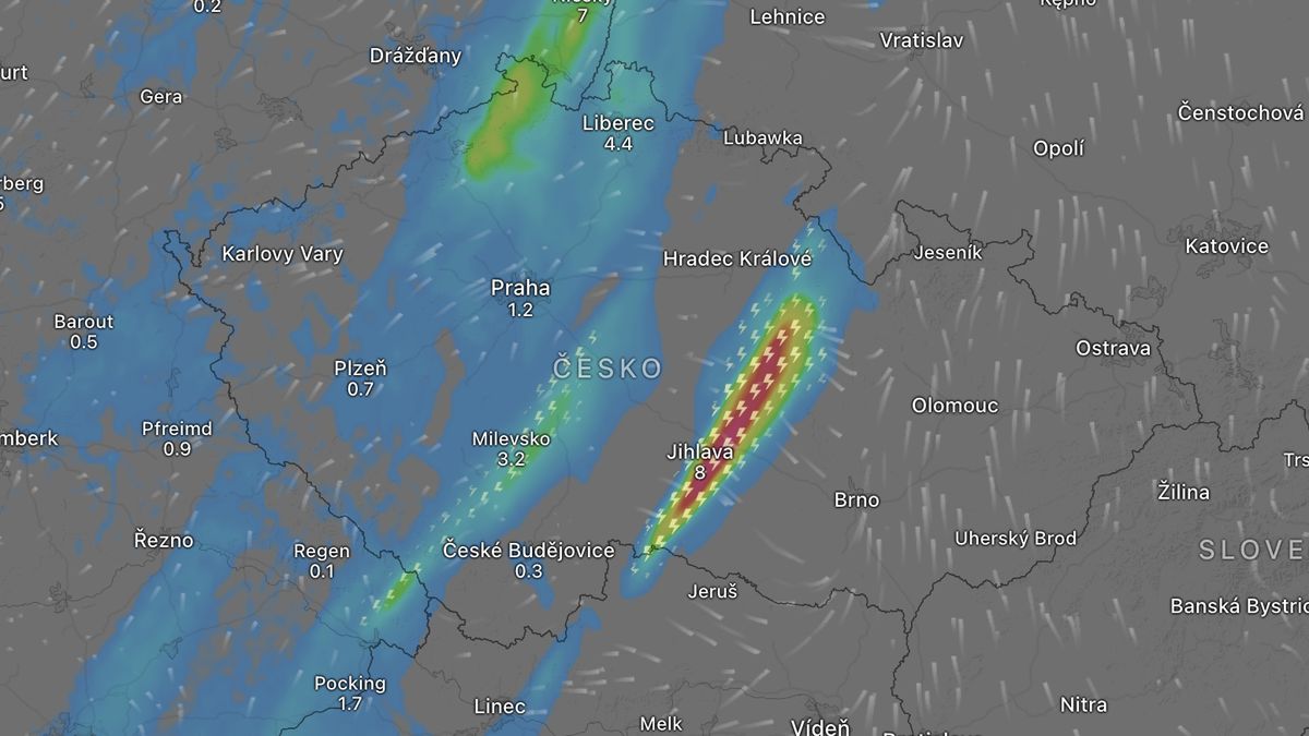 Do Česka dorazí bouřky