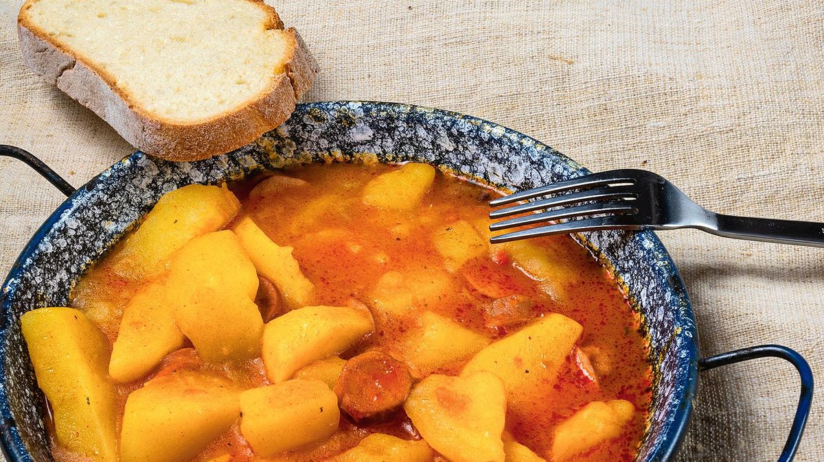 Recept na bramborový paprikáš