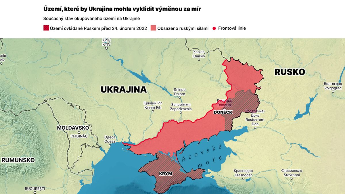Zelenskyj je připraven vyklidit okupovaná území výměnou za vstup do NATO
