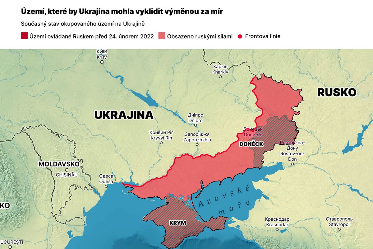 Zelenskyj je připraven vyklidit okupovaná území výměnou za vstup do NATO