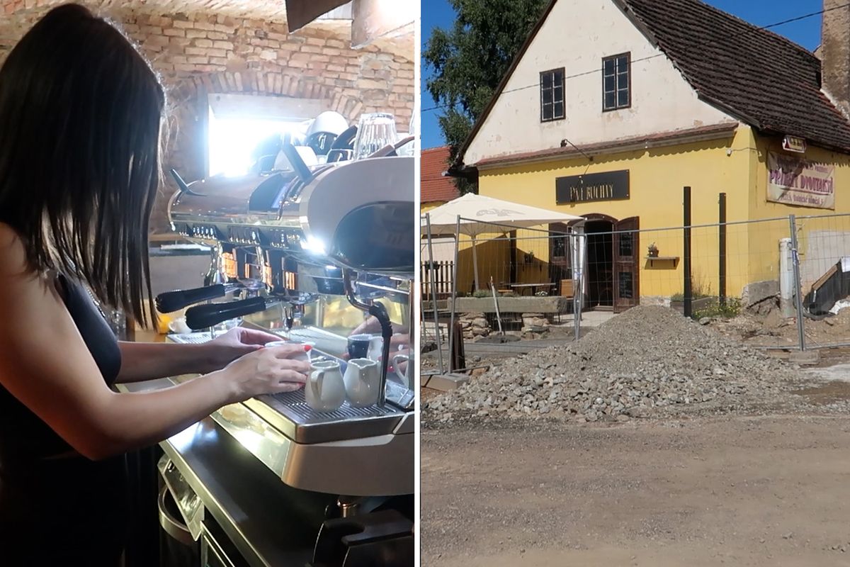 Dvě buchty vs. bagry. Kavárna na rozkopaném plzeňském náměstíčku bojuje o přežití 