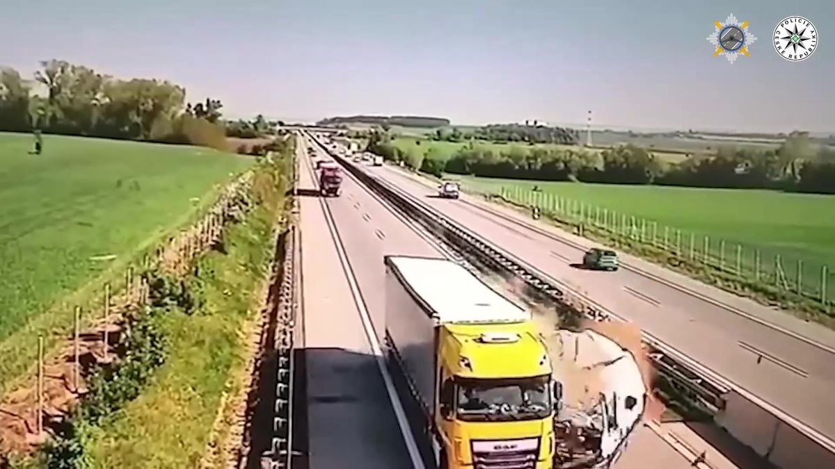 Stačí vteřina nepozornosti. Policie zveřejnila záběry z dopravních nehod