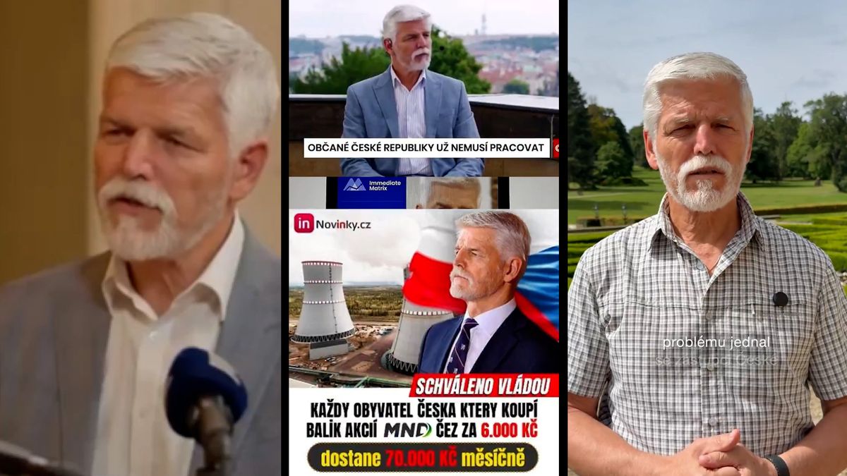 Prezident Pavel varoval před deepfake videi