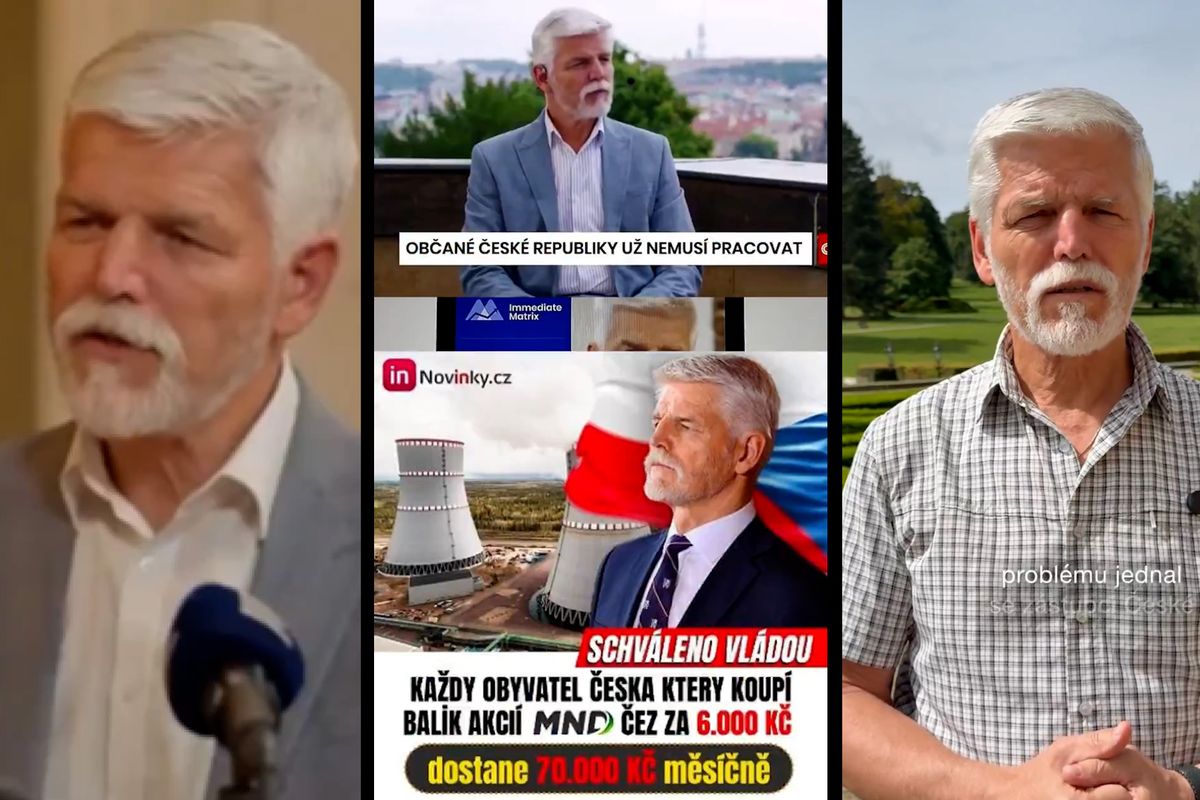 Prezident Pavel varoval před deepfake videi