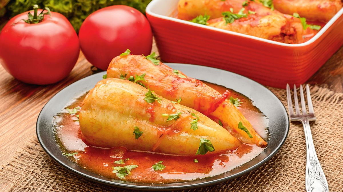 Recept na plněné papriky na maďarský způsob