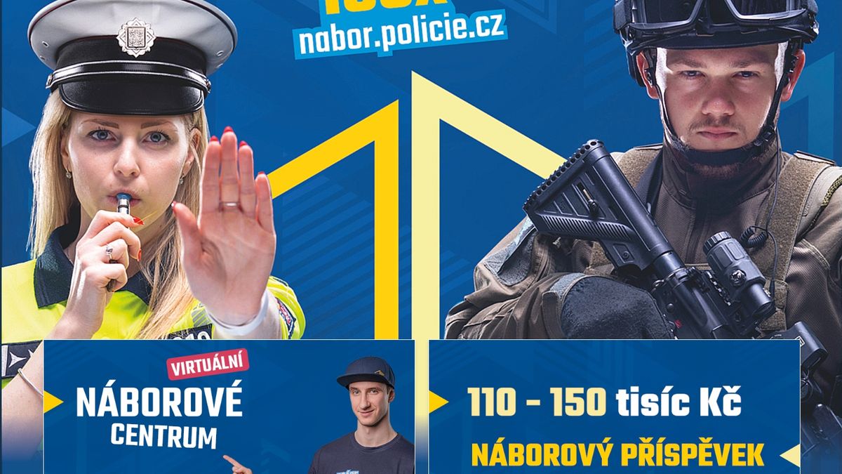 Náborový web má i policie, pořídila ho za zlomek, co armáda