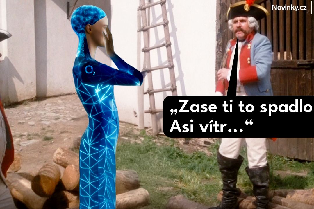 „Asi moc foukalo.“ Padající síť O2 nedá vtipálkům spát