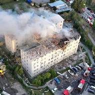 V Charkově zaútočily ruské drony na budovy obývané civilisty.