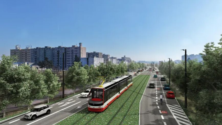 Jih Prahy čeká prodloužení tramvajové sítě. Nový úsek povede z Libuše na Nové Dvory