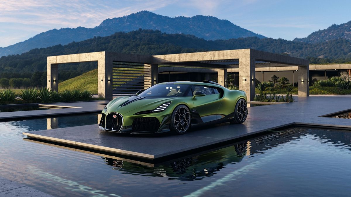Bugatti představuje unikátní model Brouillard, pod kapotou má W16
