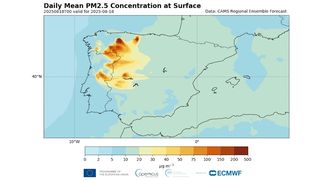 Emise ve Španělsku kvůli požárům rychle stouply na rekordní hodnoty